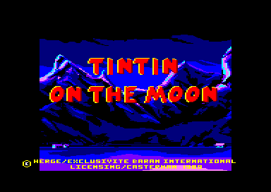 Tintin on the Moon [CPC+] (E,F,G)